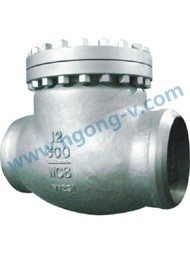 API carbon steel high pressure weld swing check valve